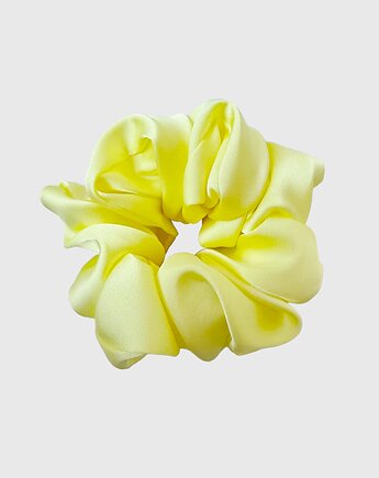 Gumka do włosów masełkowa żółta Scrunchie Medium Citrone, Vintiss