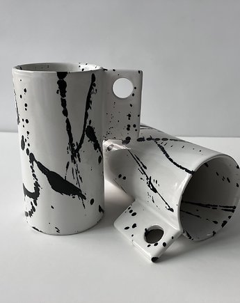 Kubek #12 /white and black, 200 ml/ z serii Architecture, Handverk