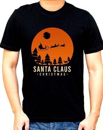 Koszulka organiczna z nadrukiem Santa Claus, ART ORGANIC
