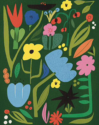 Plakat Dzikie kwiaty, MUKI design