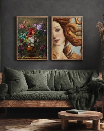 Zestaw plakatów - kwiaty vintage, HOG STUDIO