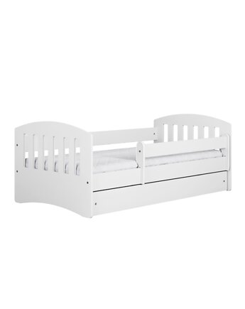 Łóżko dziecięce białe Bianca  160x80 cm białe, Scandi Home Style