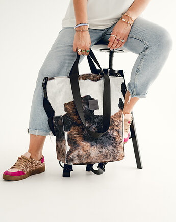 Torbo plecak KROWA welurowa torba waterproof bagaż podręczny, equipo