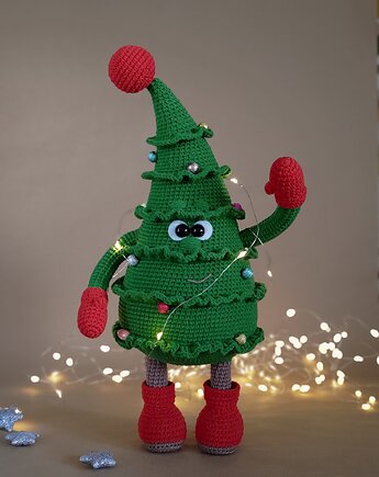 Maskotka choinka, Ozdoba świąteczna, Prezent na Boże Narodzenie, EcoToysByNastya