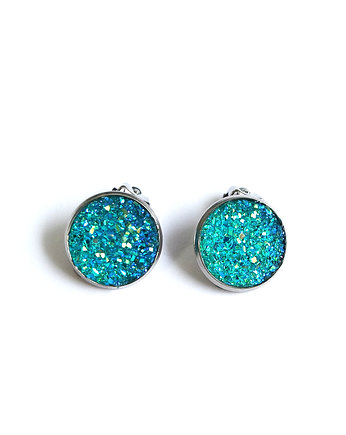 Klipsy - Druzy turkus