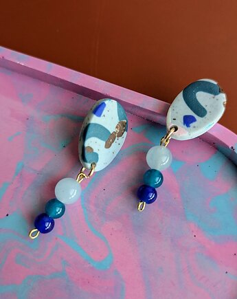 Kolczyki wiszące z koralikami, Strabirabi