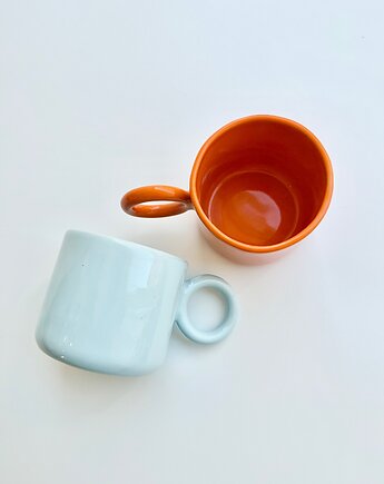Zestaw 2 kubków Orange i Baby blue/300ml/ z serii Good Vibes CLLCTV, Handverk
