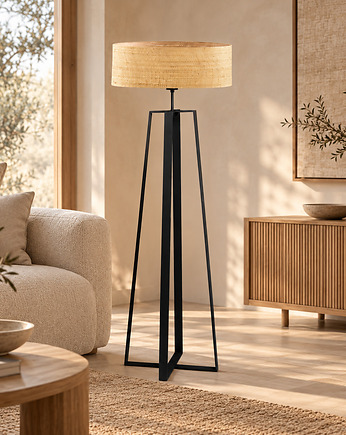 Designerska lampa stojąca do salonu MOSS BOHO, LYSNE