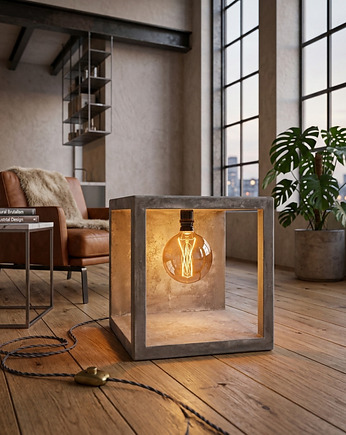 Lampa LED betonowa Amber Light, MODERN CREATOR