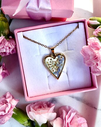 Naszyjnik kompozycja w sercu, Frant Art Jewellery