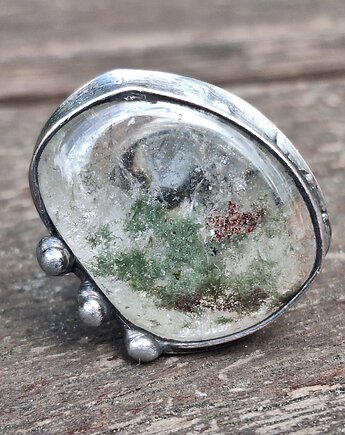 Mech w lodzie - pierścionek regulowany, po drugiej stronie lustra