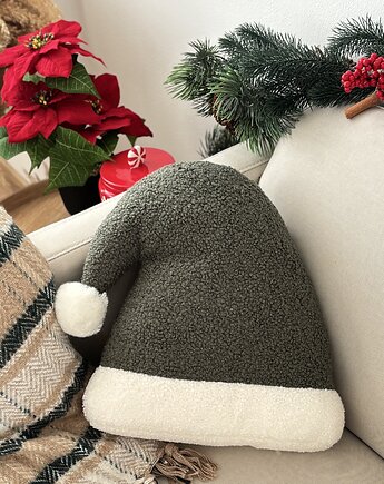 Poduszka W Kształcie Czapki Mikołaja Zielona, poduszkownia