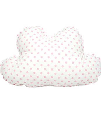 Poduszka chmurka Różowe Kropki, Nukko Design