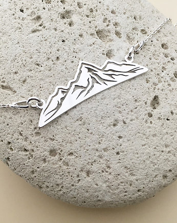 Naszyjnik z górami , góry, górski prezent, Anemon Atelier