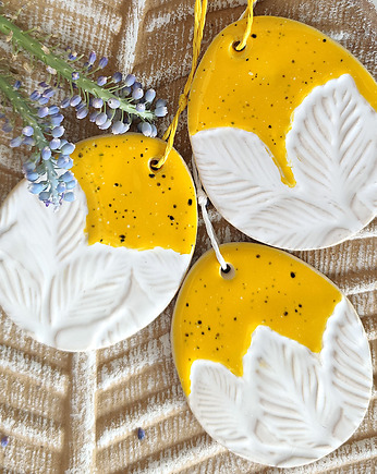 Ceramiczne pisanki - ozdoby wielkanocne, 10FingersArt