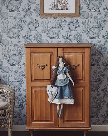 Ręcznie szyta lalka anioł - projekt indywidualny, OSOBY - Prezent dla dziewczynki