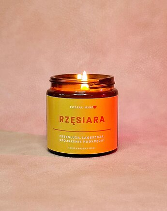 Świeca sojowa RZĘSIARA, SOy