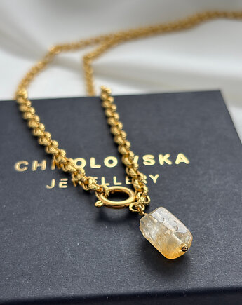 Naszyjnik łańcuszek Cytryn, Chmolowska Jewellery