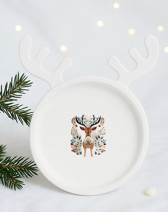 Podstawka renifer z naklejką renifera, PAM design