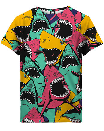 T-shirt Girl DR.CROW Angry Sharks, DrCrow