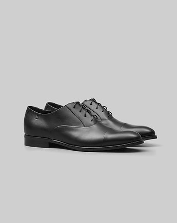 Eleganckie czarne buty b012 black3, BORGIO