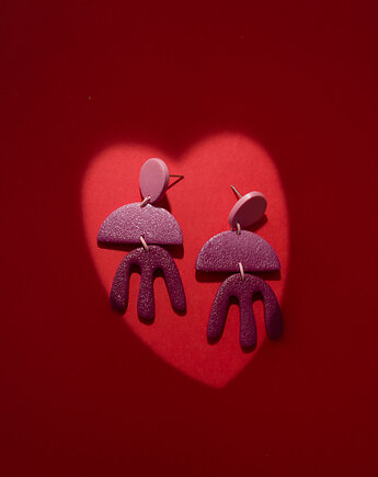 Wiszące kolczyki Henri Matisse OMBRE, Dwie Gliny