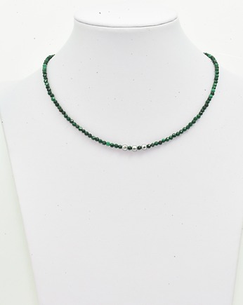Choker Naszyjnik krótki Malachit Kamień naturalny, Lacasilla