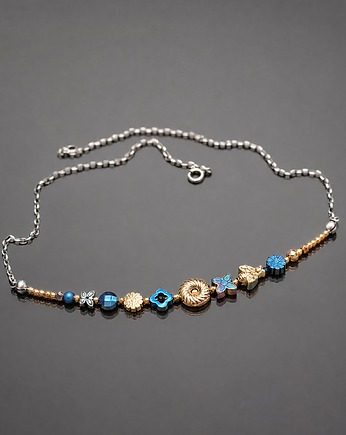 Colours mix vol. 9/deep blue / - choker, Katia i krokodyl