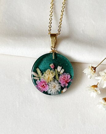 Zielony naszyjnik z kwiatami, Colie