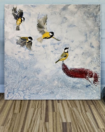Bogatki, akryl na płótnie 60x60, MRiNK