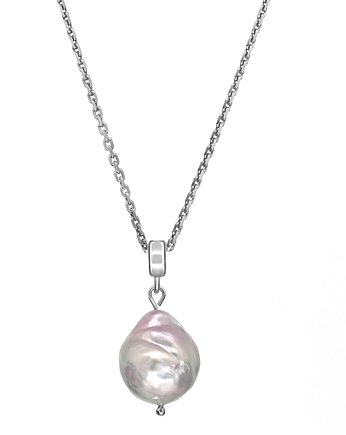Srebrny naszyjnik z naturalną perłą SELENA NR 2, IVE Jewelry