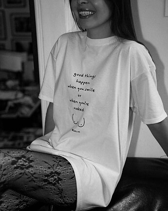 Koszulka biała "Good things..", Galeria LueLue