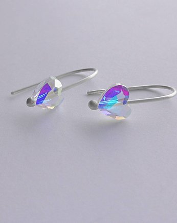 Kolczyki serduszko, Katarzyna Kaminska ART