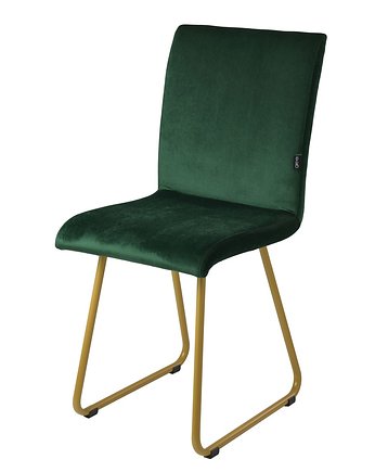 Welurowe krzesło JASMINE FST0404 zielone, GIE EL