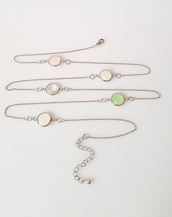 Naszyjnik z kryształami Pastel Spring v 3, Mitsu