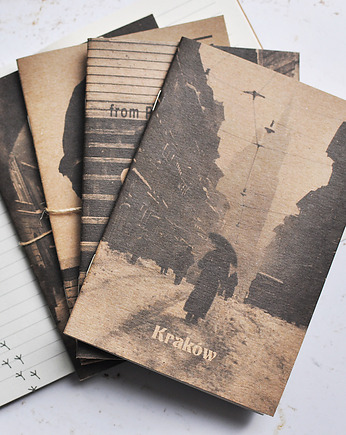 Komplet 4 Notesów 10x15 cm Kraków, Galeria LueLue