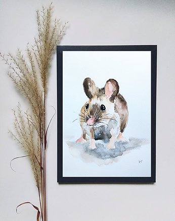 Akwarela myszka, Wiktoria Borys Art