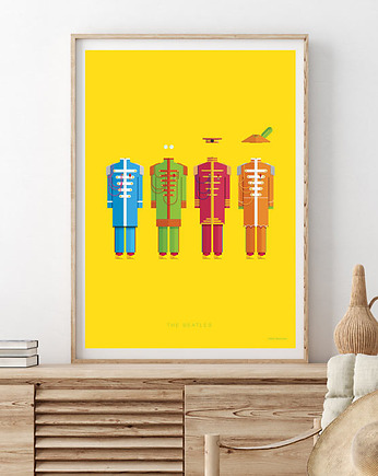 The Beatles - Sgt. Pepper's... - plakat, minimalmill