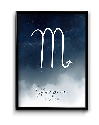 Plakat Skorpion, OKAZJE - Prezent na 18 urodziny