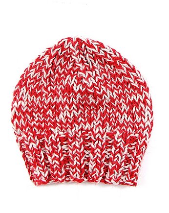 Krótka gruba czapka robiona na drutach unisex, RękaProduction