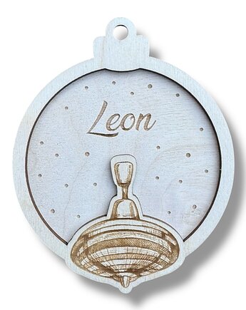 Bombka z Imieniem Bączek, STREET WOOD