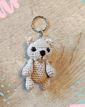 Brelok mały miś, NESSING handmade