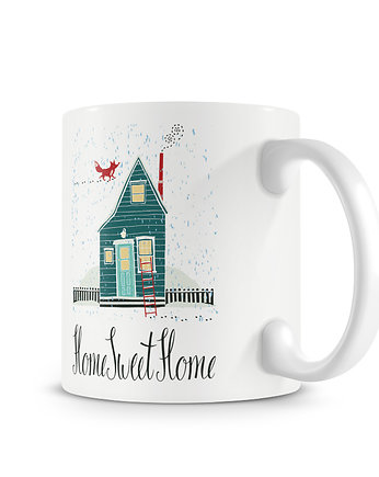 Kubek z domkiem. home sweet home, Love Life and Forest