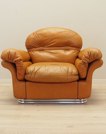 Fotel pomarańczowy, Space Age design, lata 60, produkcja: Włochy, Przetwory design