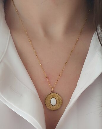 Łańcuszek z medalionem, LEI handmade 
