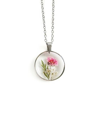 Naszyjnik z kwiatami, prezent dla kobiety, Colie