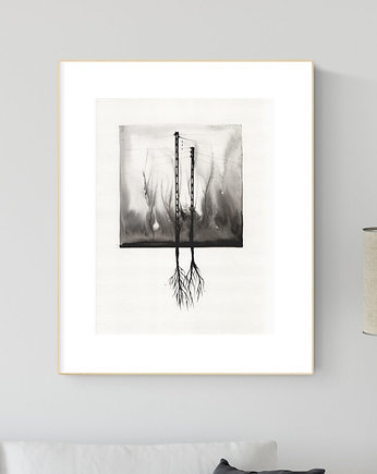 Obraz 30X40 cm malowany ręcznie, MiniMalArt
