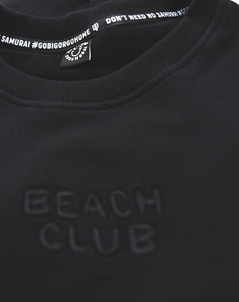 Czarny Longsleeve Beach Club, DONT NEED NO SAMURAI