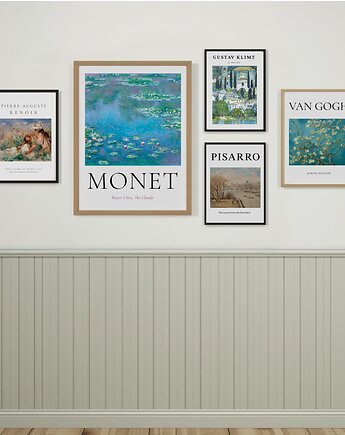 Galeria plakatów  słynni malarze obrazy galeria ścienna, black dot studio