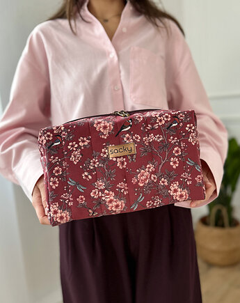 Kosmetyczka pikowana sakura, sacky bag